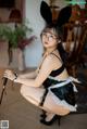 [BLUECAKE] Han Jina (한지나): Maid Bunny (74 photos) P21 No.bc1bbe